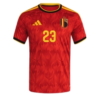 Camiseta Bélgica Michy Batshuayi #23 Primera Equipación Replica Mundial 2026 mangas cortas